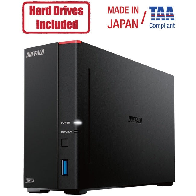 BUFFALO LinkStation 710 1-Bay 2TB Personal Cloud NAS Storage Hard Drives Included LS710D0201