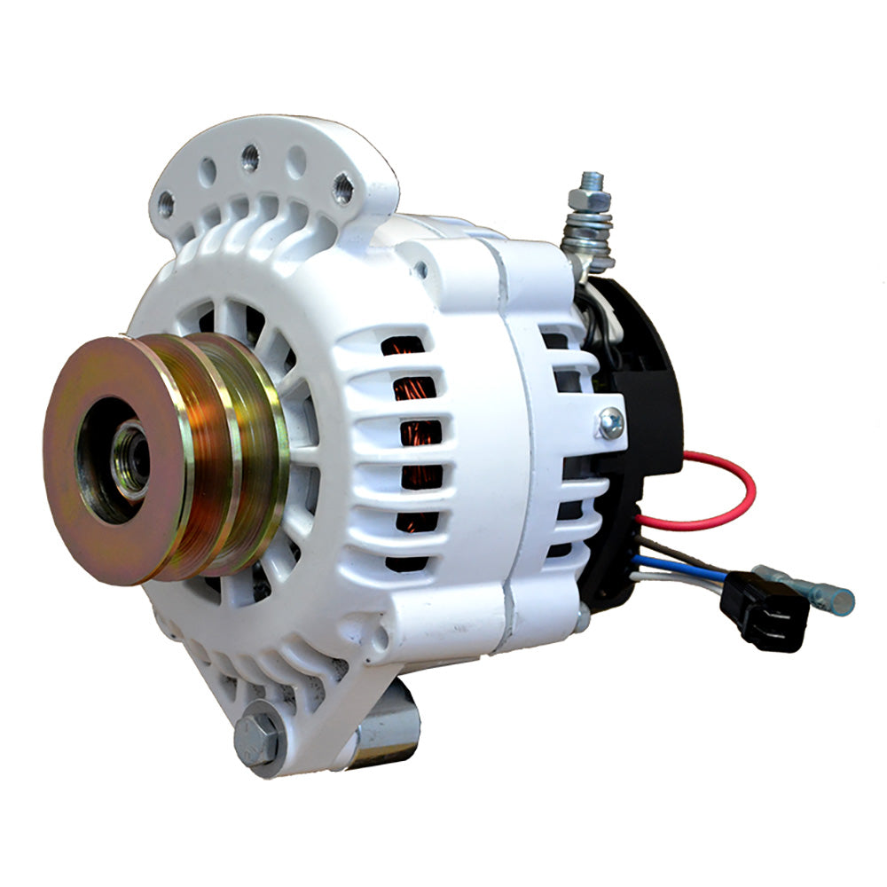 Balmar Alternator 100 AMP 12V 1-2" Single Foot Spindle Mount Dual Vee Pulley w/Isolated