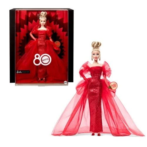 Barbie Mattel 80th Anniversary Doll with Stand – Collector’s Edition