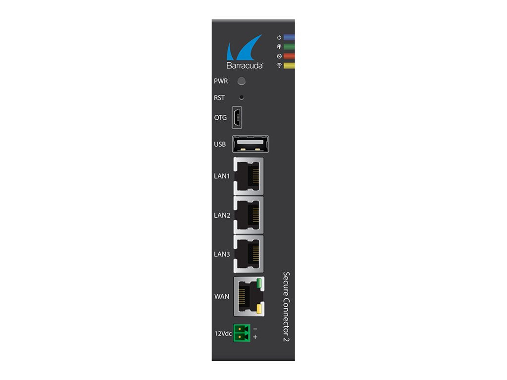 Barracuda Secure Connector SC2.1 - Security appliance - 1GbE - Wi-Fi - 2.4 GHz - DC power - demo - rail mountable