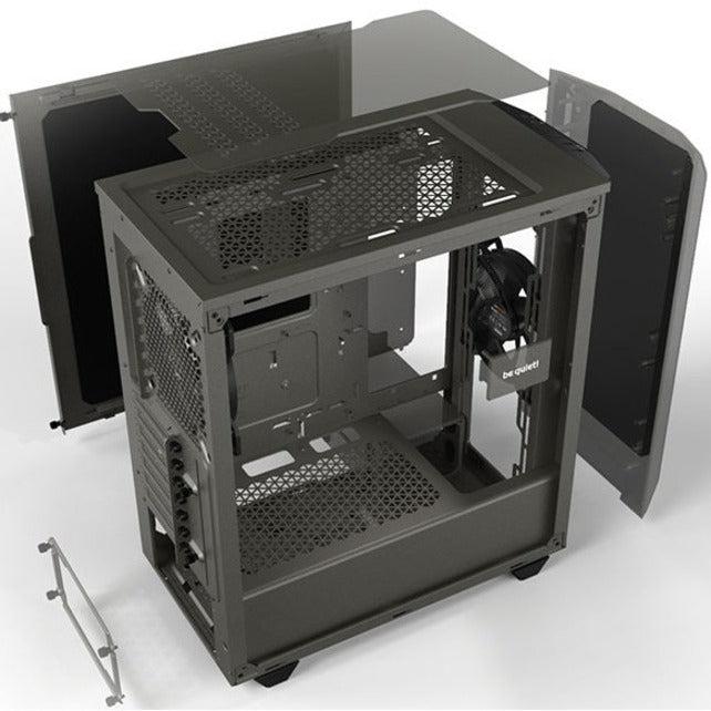 Be Quiet! Bgw36 Pure Base 500 Window Gray, Atx, Midi Tower Computer Case, Tempered Glass Window, Two Preinstalled Fans