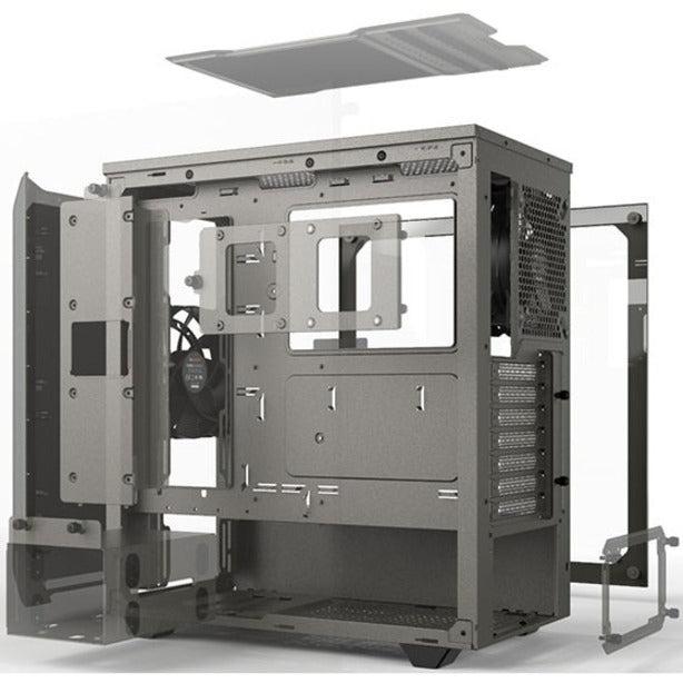 Be Quiet! Bgw36 Pure Base 500 Window Gray, Atx, Midi Tower Computer Case, Tempered Glass Window, Two Preinstalled Fans