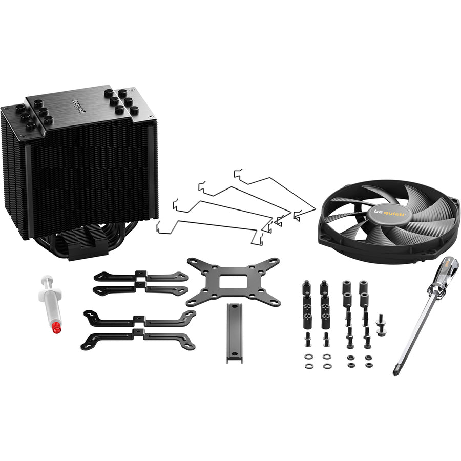Be Quiet! Bk021 Dark Rock 4 - Cpu Cooler - 200W Tdp Intel: Lga 1150 / 1151 / 1155 / 1156 / 1366 /