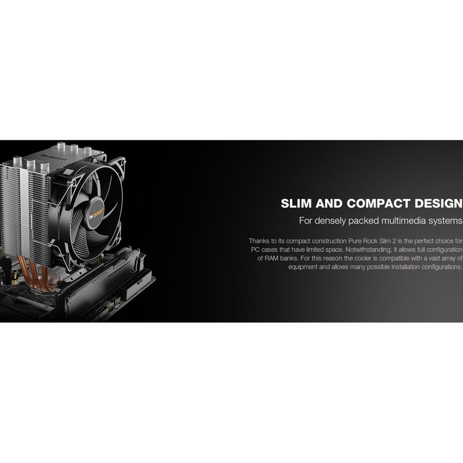 Be Quiet! Bk030 Pure Rock Slim 2, 130W Tdp, Cpu Cooler