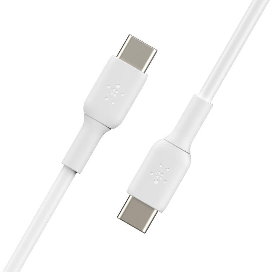 Belkin BOOST↑CHARGE USB-C to USB-C Cable (2m / 6.6ft, White)
