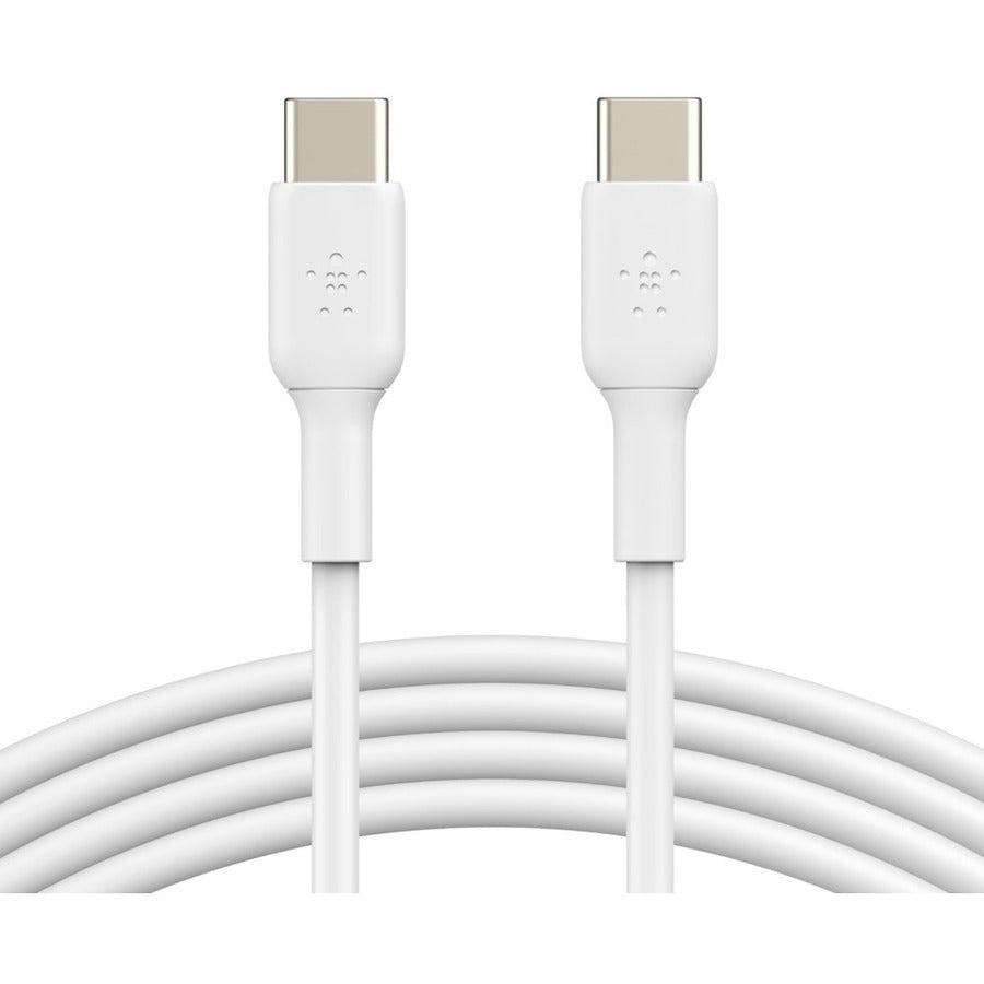 Belkin BOOST↑CHARGE USB-C to USB-C Cable (2m / 6.6ft, White)