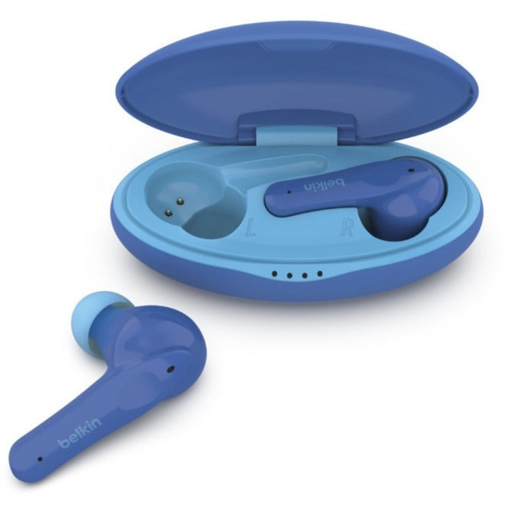 Belkin SOUNDFORM Nano Wireless Earbuds for Kids - True Wireless - Bluetooth - 32.8 ft - E