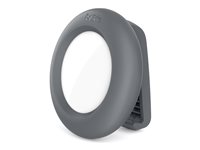 Belkin Secure Holder with Clip for AirTag - Dark Gray - Scratch Protection, Secure,