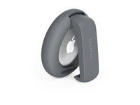 Belkin Secure Holder with Clip for AirTag - Dark Gray - Scratch Protection, Secure,