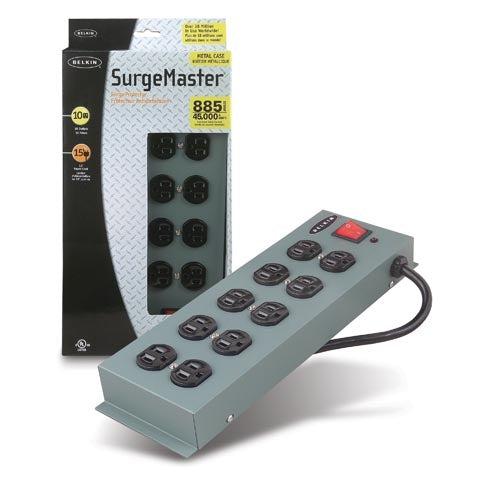 Belkin SurgeMaster 10-Outlets Surge Suppressor/Protector - 10 x AC Power - 1875 VA - 885 J
