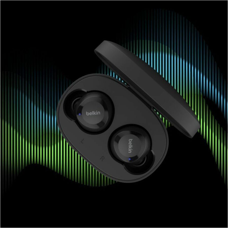 Belkin Wireless Earbuds - Stereo, Mono - True Wireless - Bluetooth - 32.8 ft - Earbud -