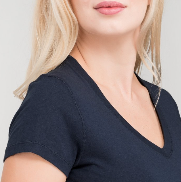 Bella + Canvas Ladies' Short Sleeve V-Neck Jersey T-Shirt – Ultra-Soft, Flattering Fit, and Everyday Ready