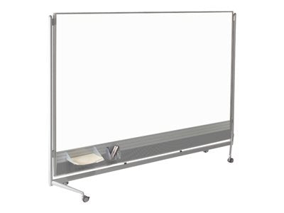 Best-Rite D.O.C. - Whiteboard - floor-standing - 95.98 in x 72 in - double-sided - mobile 661AH-HH