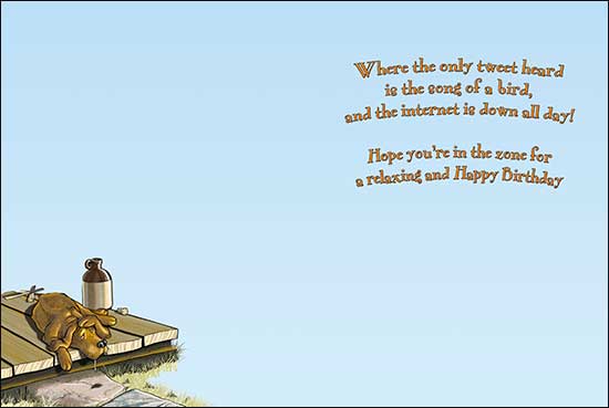 Birthday Card - Out In The Sticks