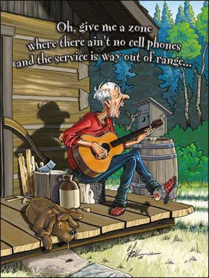 Birthday Card - Out In The Sticks