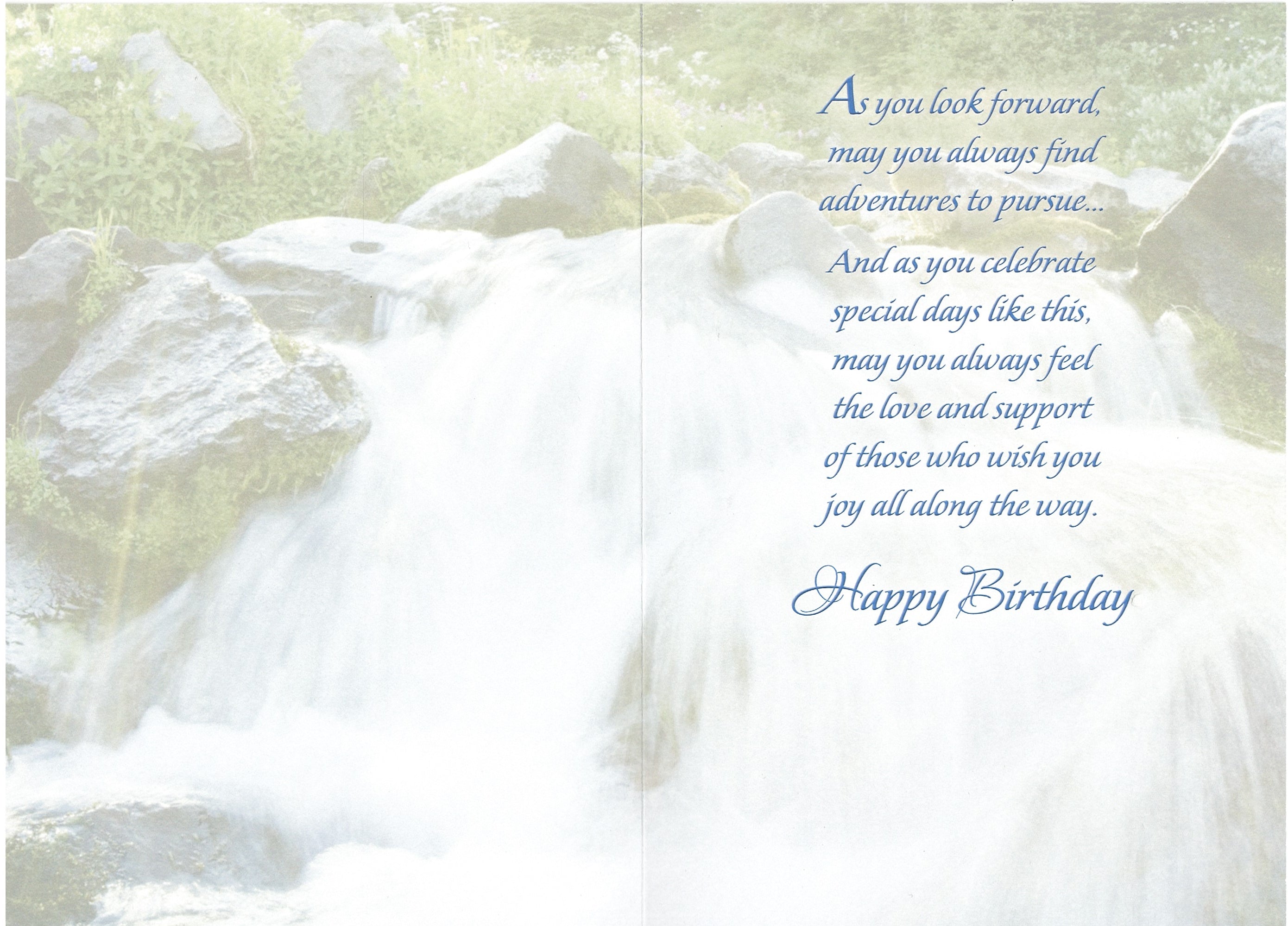 Birthday Card - Son: As You Look Behind