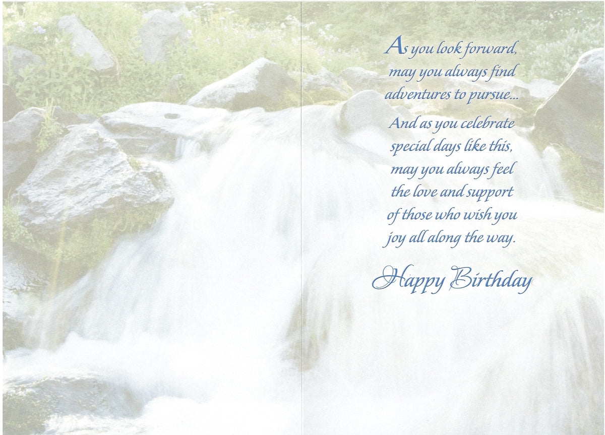 Birthday Card - Son: As You Look Behind
