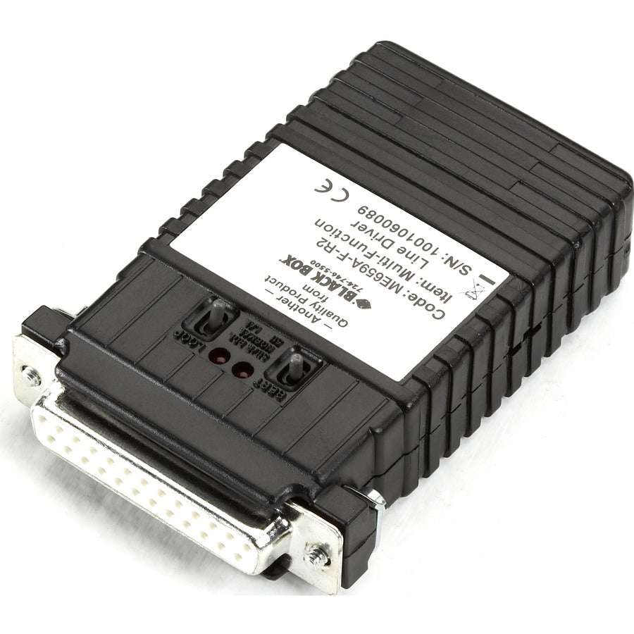 Black Box Async/Sync RS232 Extender over CATx - DB25 Female to RJ-11/RJ-45/Terminal Block ME659A-F-R2