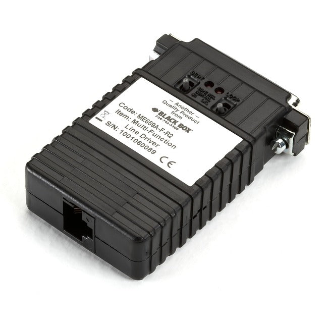 Black Box Async/Sync RS232 Extender over CATx - DB25 Female to RJ-11/RJ-45/Terminal Block ME659A-F-R2