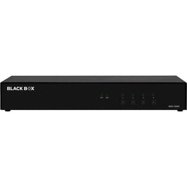 Black Box KVS4-1004VM KVM Switchbox - 4 Computer(s) - 1 Local User(s) - 3840 x 2160 - 6 x