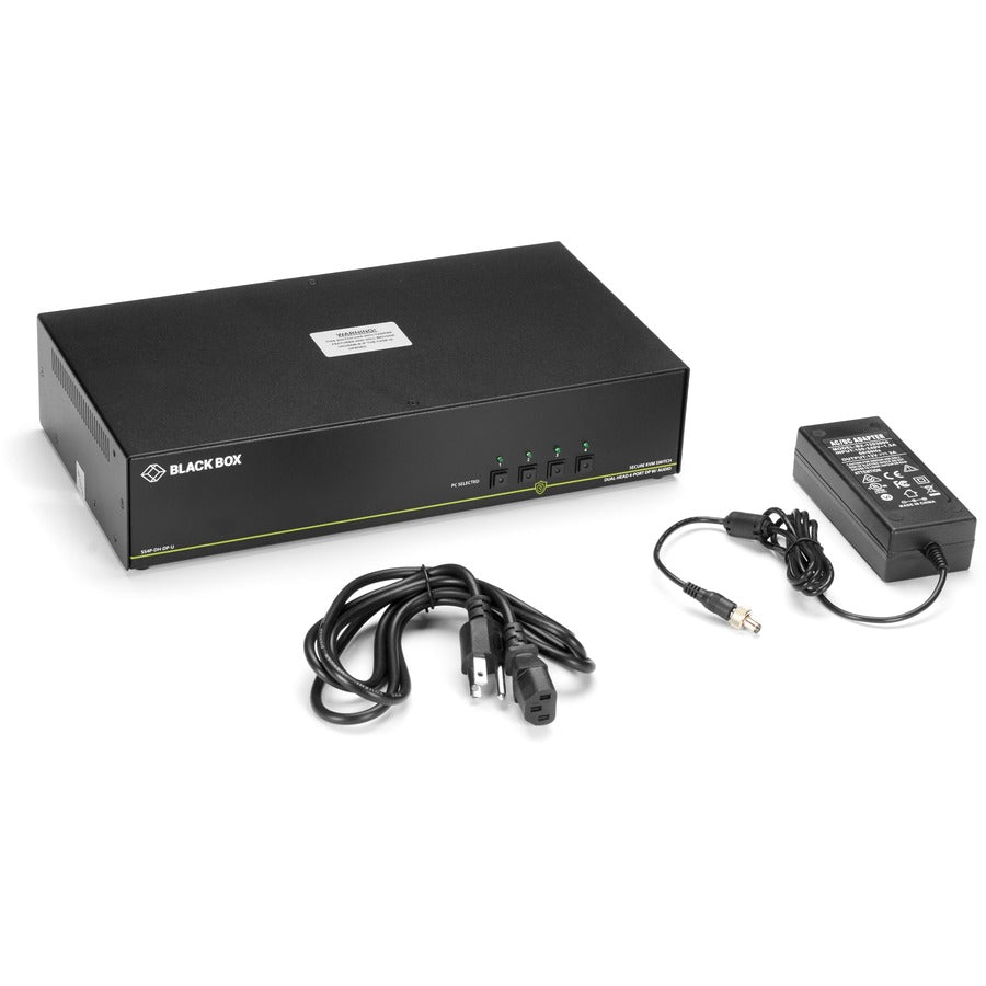 Black Box NIAP 3.0 Secure 4-Port Dual-Head HDMI KVM Switch SS4P-DH-HDMI-U