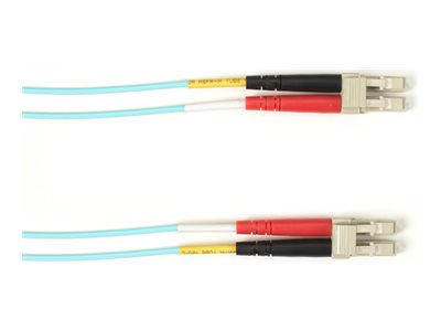Black Box - Patch cable - LC multi-mode (M) to LC multi-mode (M) - 10.1 m - fiber optic - 50 / 125 micron - OM4 - halogen-free FOLZHM4-LCLC-GN-33
