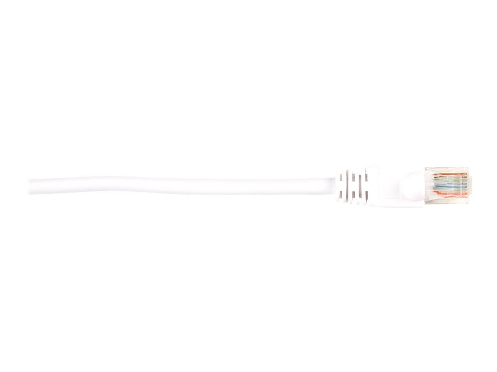 Black Box - Patch cable - RJ-45 (M) to RJ-45 (M) - 10 ft - UTP - CAT 5e - molded, snagless, stranded - white (pack of