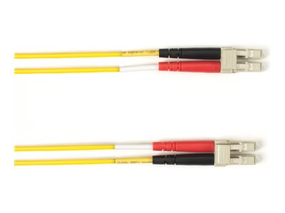 Black Box - Patch cable - TAA Compliant - LC multi-mode (M) to LC multi-mode (M) - 25 m - fiber optic - 50 / 125 micron - OM3 FOLZH10-LCLC-YL-82