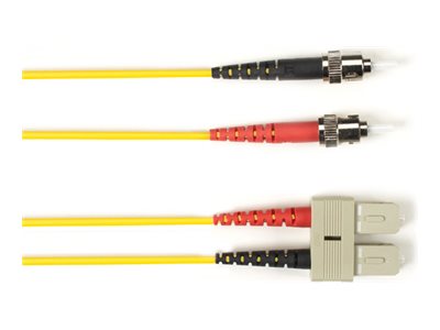 Black Box - Patch cable - TAA Compliant - ST multi-mode (M) to SC multi-mode (M) - 7 m - fiber optic - duplex - 62.5 / 125 micron FOLZH62-STSC-YL-23