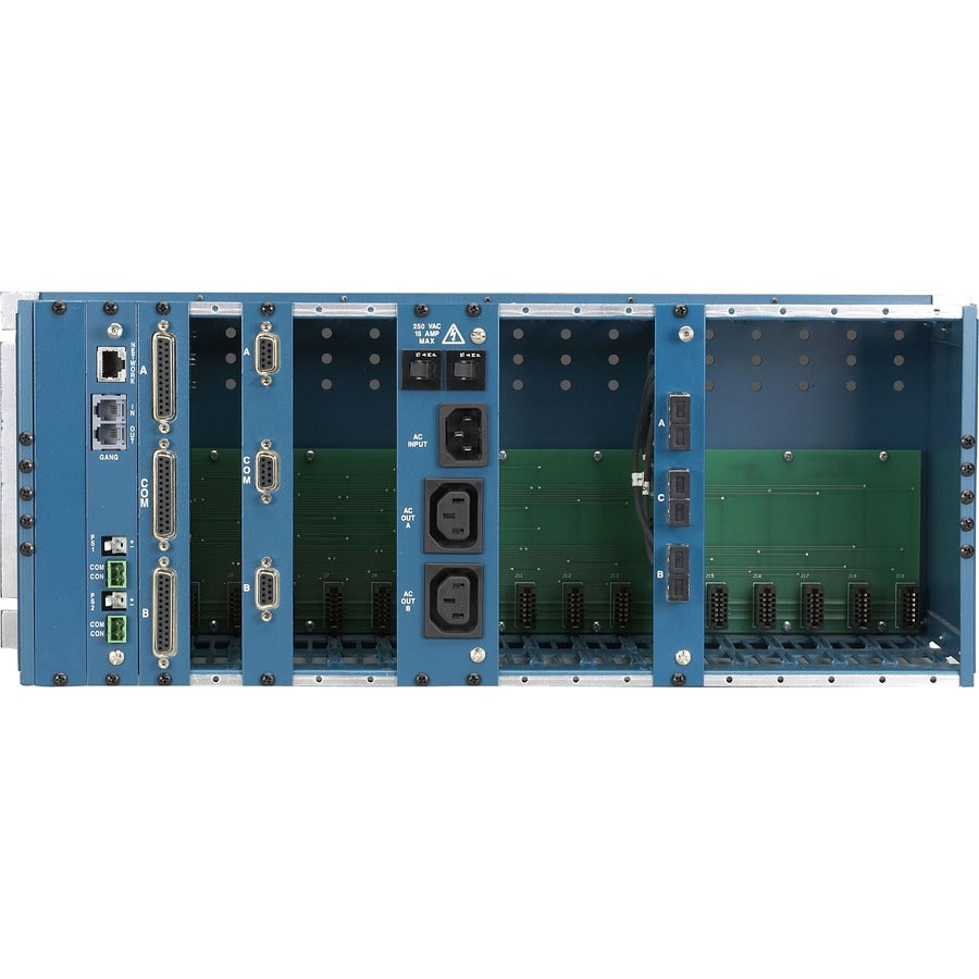 Black Box Pro Switching Gang Switch Chassis - 4U, 18-Card Slot SM960A