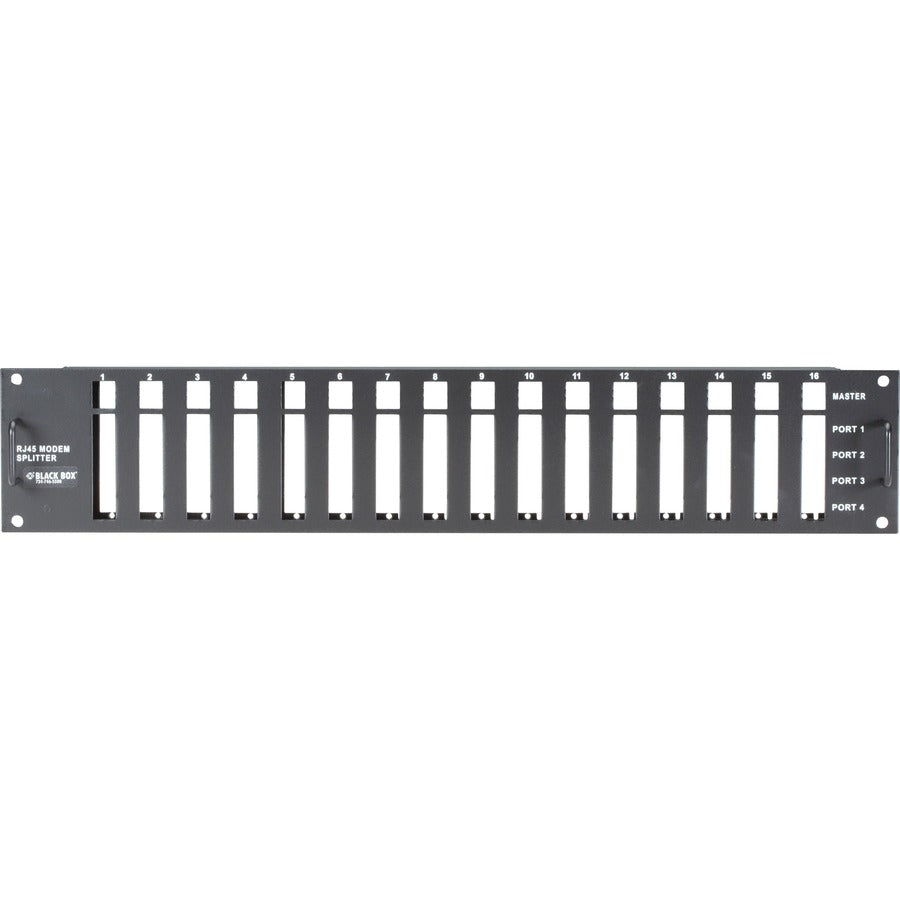 Black Box RS232 Passive Splitter Rackmount Chassis - 2U, RJ45 TL400A