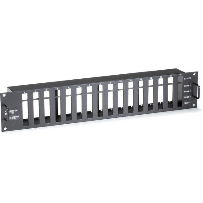 Black Box RS232 Passive Splitter Rackmount Chassis - 2U, RJ45 TL400A
