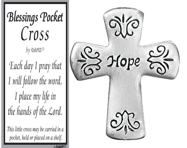 Blessings Pocket Cross Charm -