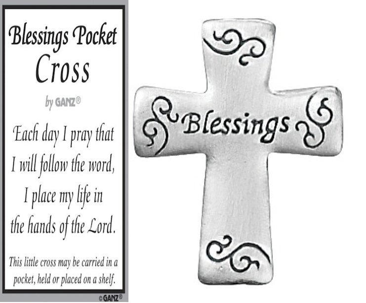 Blessings Pocket Cross Charm -