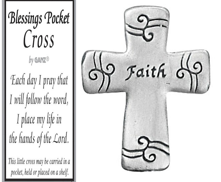 Blessings Pocket Cross Charm -