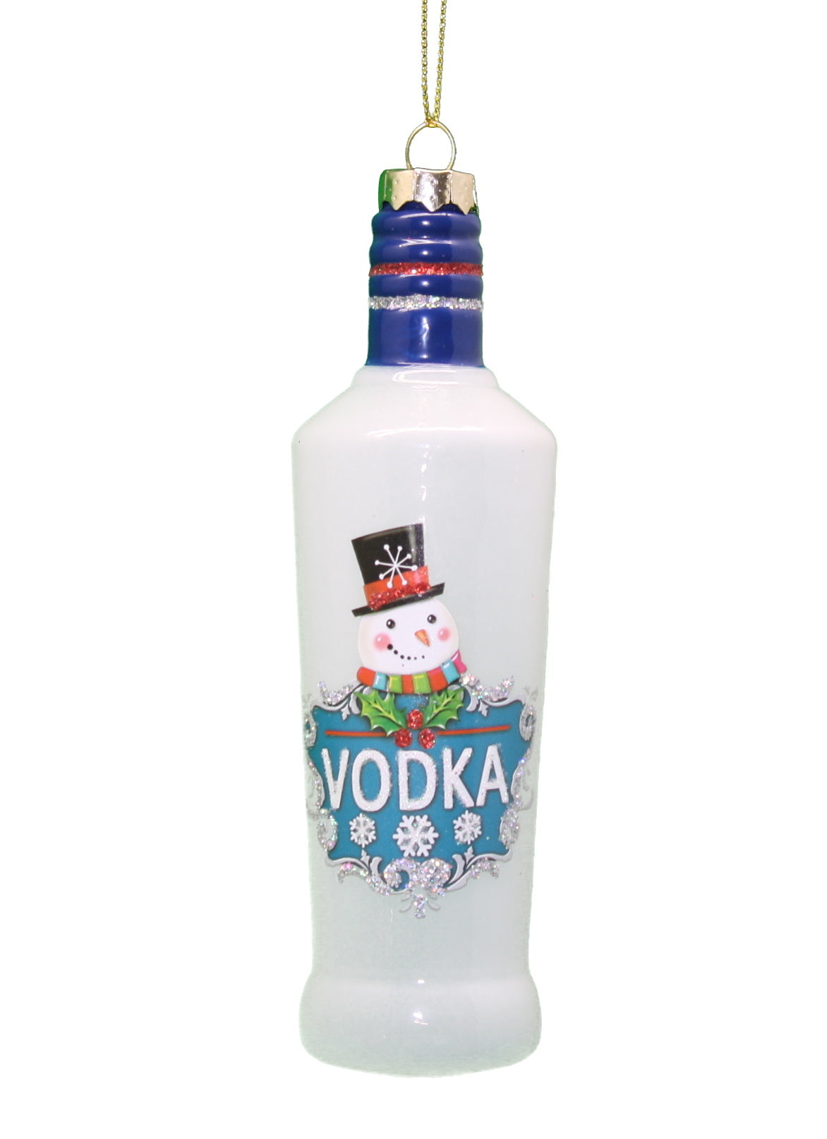 Blown Glass Vodka Ornament