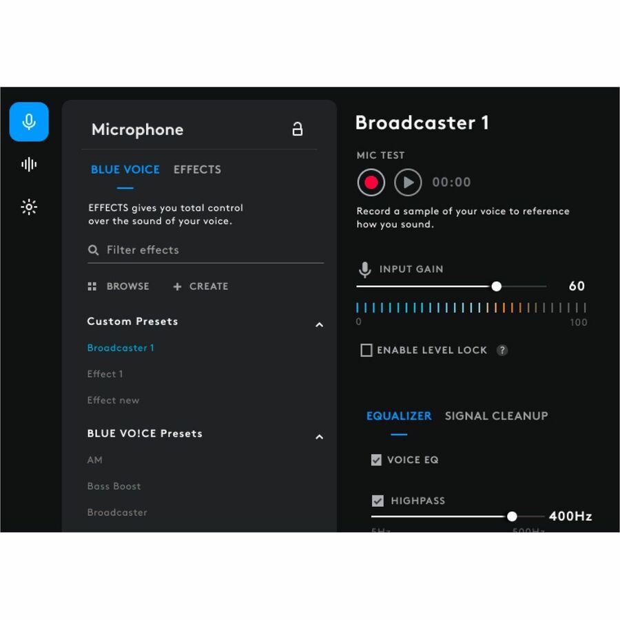 Blue Yeti Condenser Microphone for Gaming, Live Streaming - Black - 70 Hz to 20 kHz -