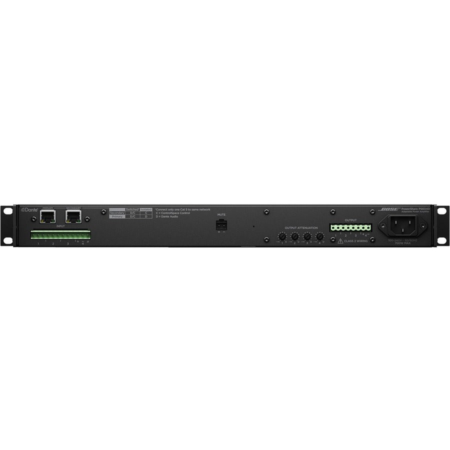 Bose Professional PowerShare PS604D Amplifier - 600 W RMS - 4 Channel - Black