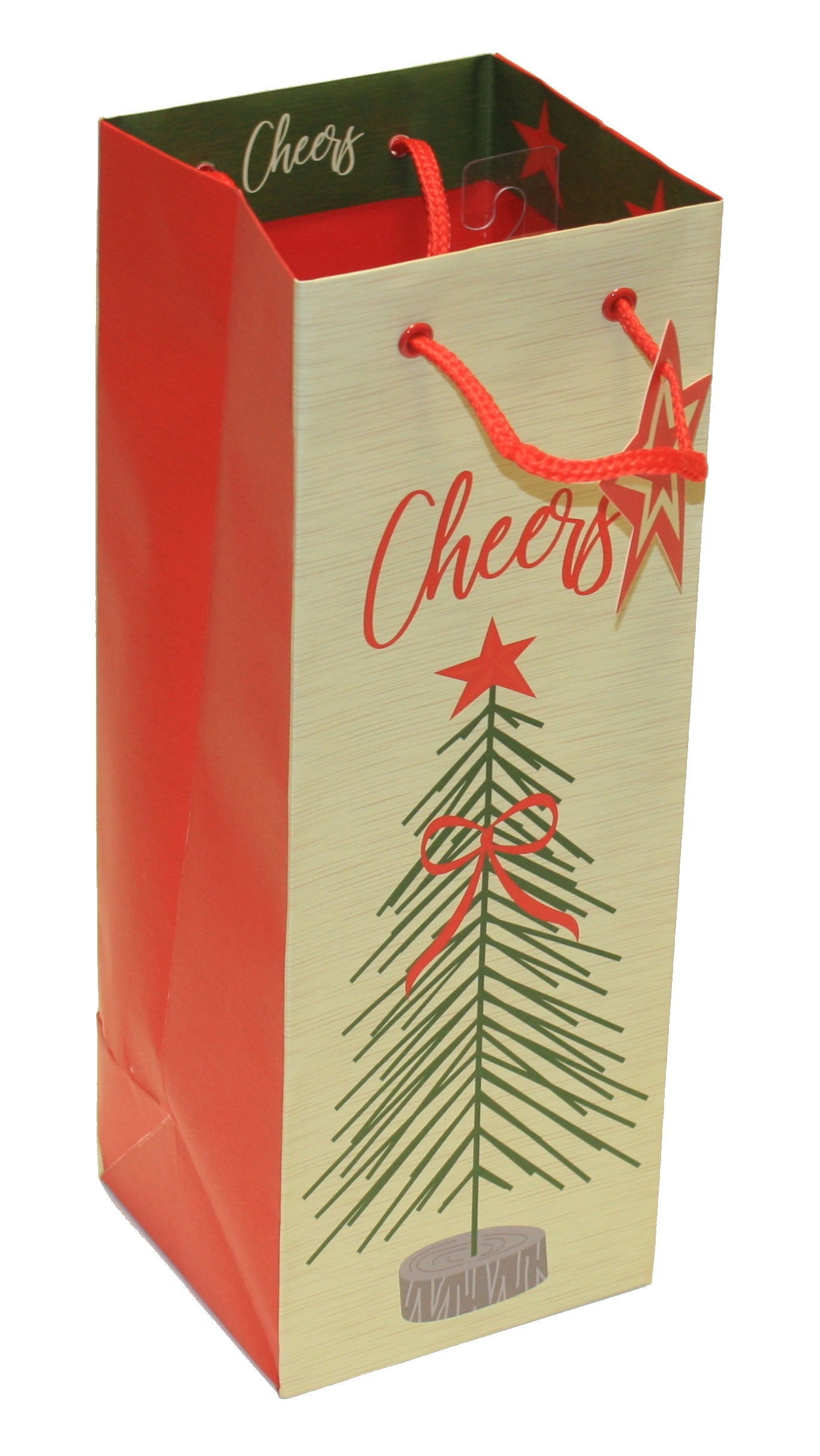 Bottle Gift Bag - Let It Snow