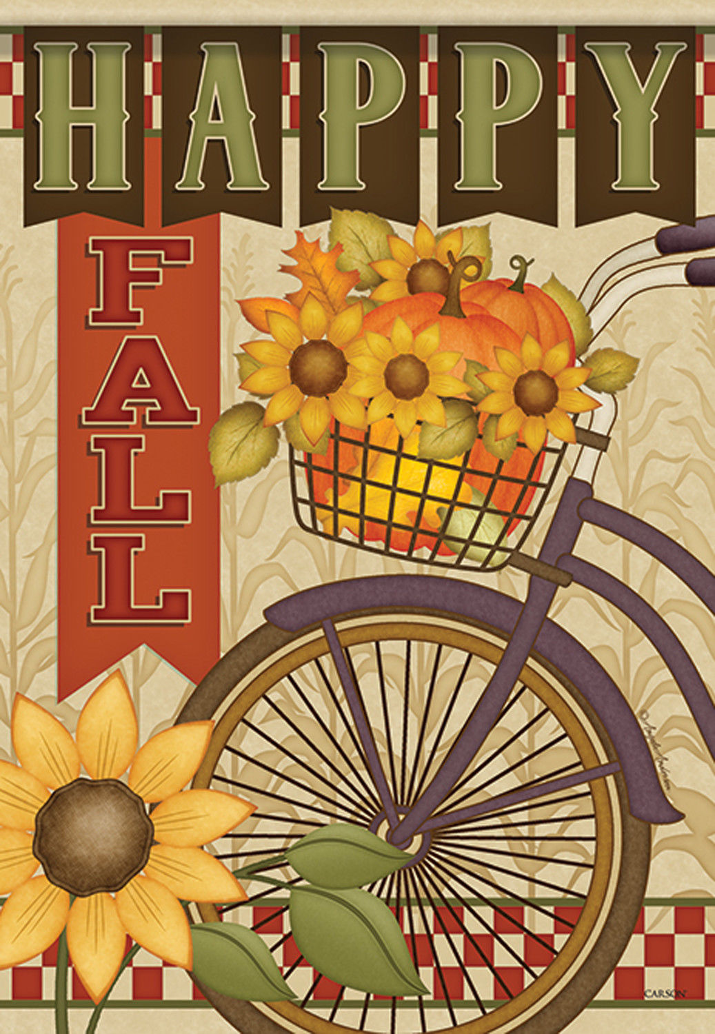 Bountiful Bicycle Flag