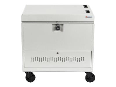 Bretford Cube Toploader TVTL30CAD - Cart (charge only) - for 30 tablets / notebooks - with caddies - lockable - steel - concrete TVTL30CAD-CT