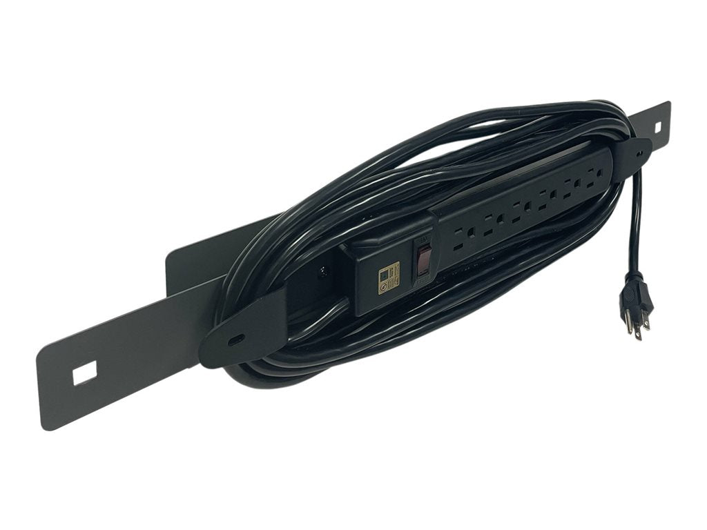 Bretford - Mounting component (power strip) - 6 Outlet - black - cart mountable - for Explorer ETCM-SB ETCE6-SB