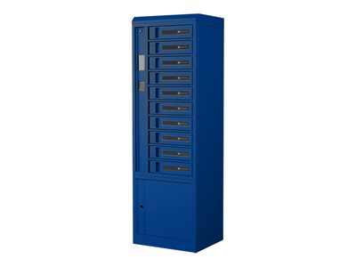 Bretford TechGuard Connect TCLAUS500EFJJ - Cabinet unit (charge only) - for 10 notebooks/tablets/cellular phones - lockable -