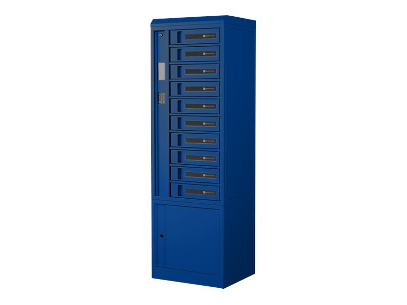 Bretford TechGuard Connect TCLAUS500EFJJ - Cabinet unit (charge only) - for 10 notebooks/tablets/cellular phones - lockable -
