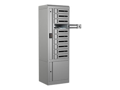 Bretford TechGuard Connect TCLAUS570EF44 - Cabinet unit (charge only) - for 10 notebooks/tablets/cellular phones - lockable -