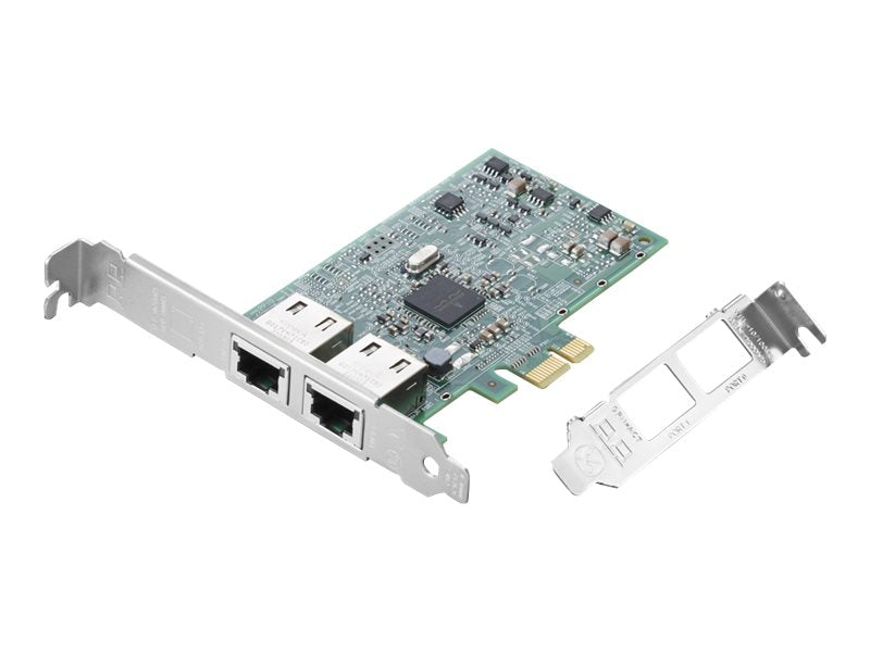 Broadcom BCM5720-2P - Network adapter - PCIe low profile - Gigabit Ethernet x 2 - for ThinkPad L15 Gen 4; ThinkStation P3; P360; 4XC1K83390