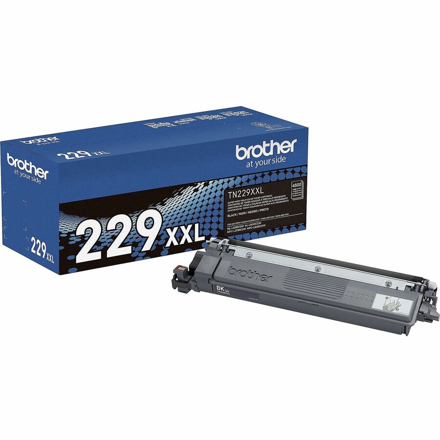 Brother Genuine TN229XXLBK Super High-yield Black Toner Cartridge - Laser - Black - Super