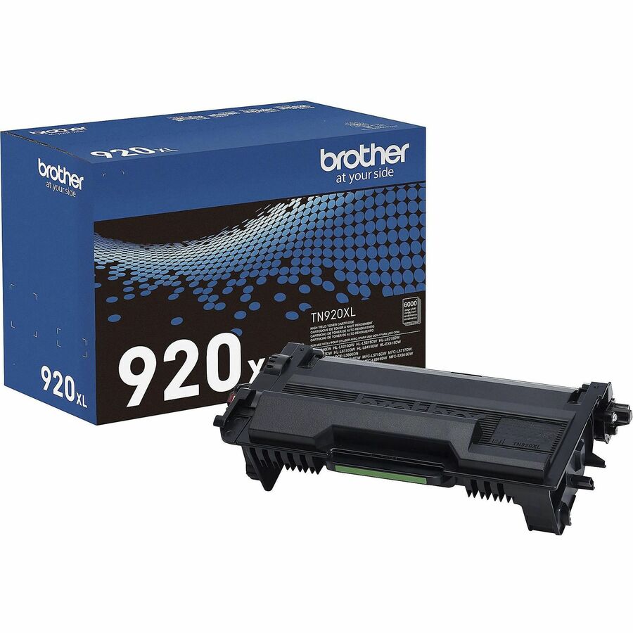 Brother Genuine TN920XL High-yield Toner Cartridge - Laser - Black - High Yield - 6000 Pag
