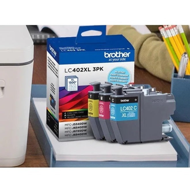 Brother Original High Yield Inkjet Ink Cartridge - Cyan, Magenta, Yellow - 3 Pack -