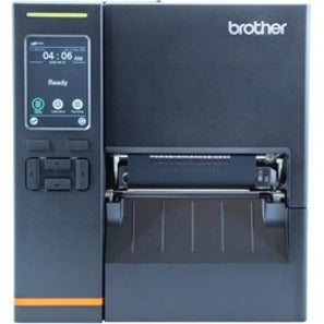 Brother TJ-4021TN Desktop Direct Thermal/Thermal Transfer Printer - Monochrome - Label/Receipt Print - USB - Serial TJ4021TN